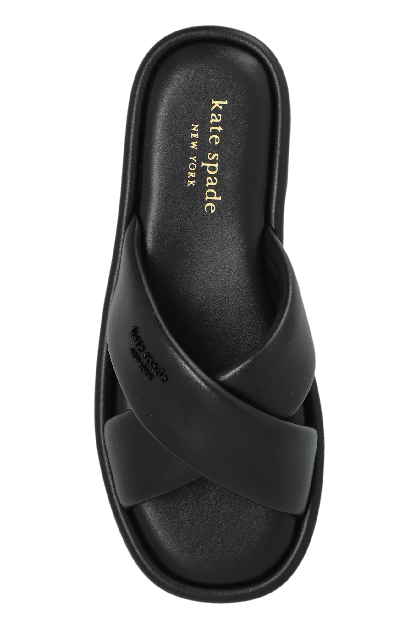 Kate spade black flip flops online